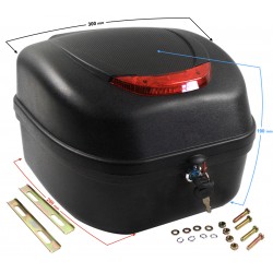 Case BTM-100, black, red reflector Case BTM-100, black, red reflector