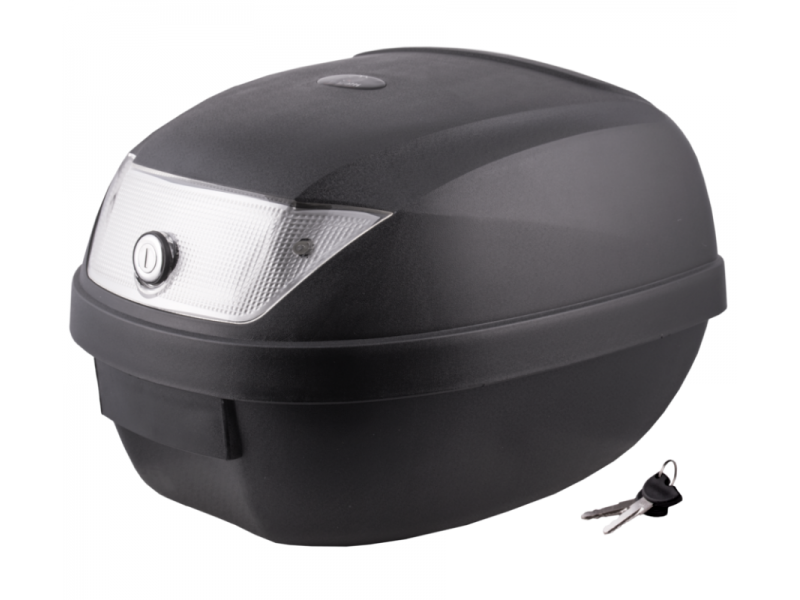 Case Moretti MR-807, 28 l, black, white reflector