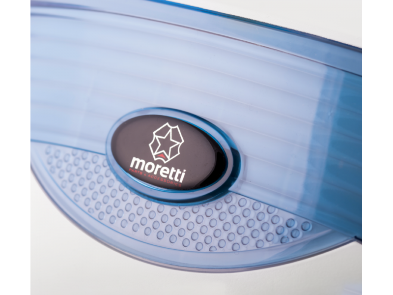 Case Moretti MR-808, 28 l, white, blue reflector