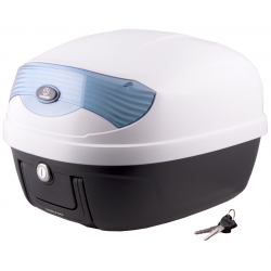 Case Moretti MR-808, 28 l, white, blue reflector