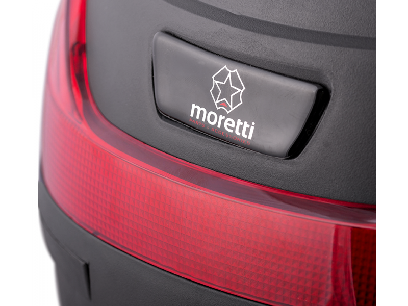 Case Moretti MR-866, 32 l, black, red reflector