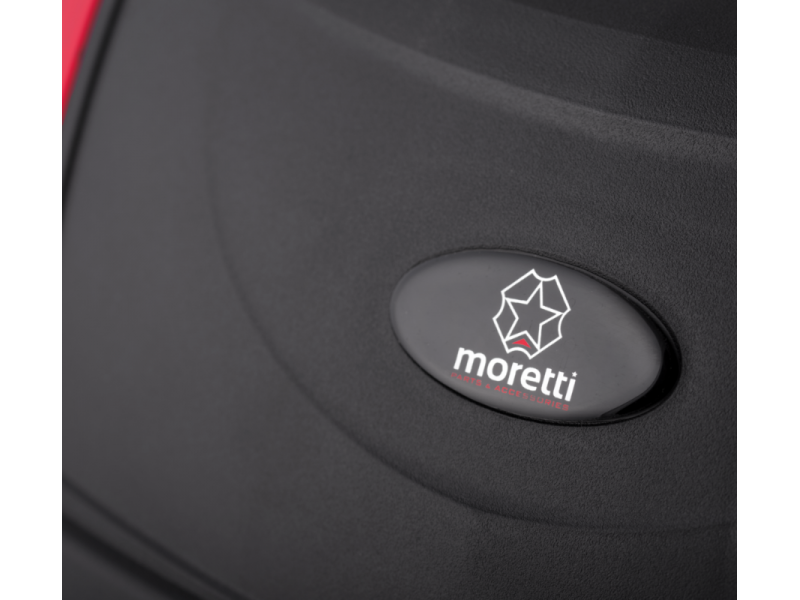 Case Moretti MR-889, 46 l, black, red reflector