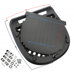 Mounting plate of the MR-889 case Mounting plate of the MR-889 case
