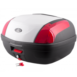 Case Moretti MR-889, 46 l, white, red reflector