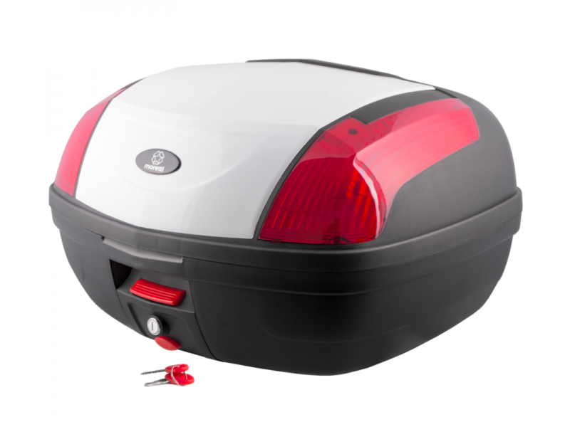 Case Moretti MR-889, 46 l, white, red reflector