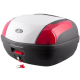Case Moretti MR-889, 46 l, white, red reflector