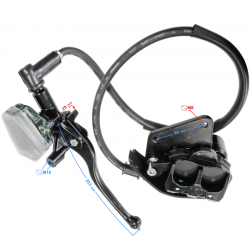 (WHOLESALE) Complete brake kit front Cafe Racer 50 (WHOLESALE) Complete brake kit front Cafe Racer 50