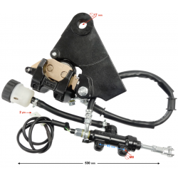 (WHOLESALE) Complete brake kit rear Naked 50