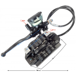 (WHOLESALE) Complete Brake Kit Front Naked 50