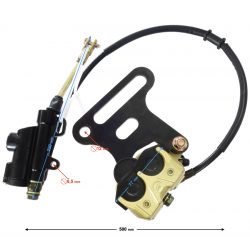 Complete rear brake kit m12 Cross 125
