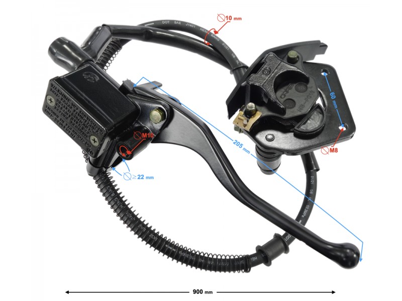 complete front brake set for Volcano 50