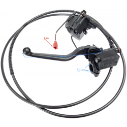Complete rear brake kit YADEA E8S