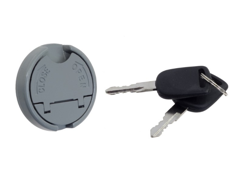 Filler cap with keys for gtr