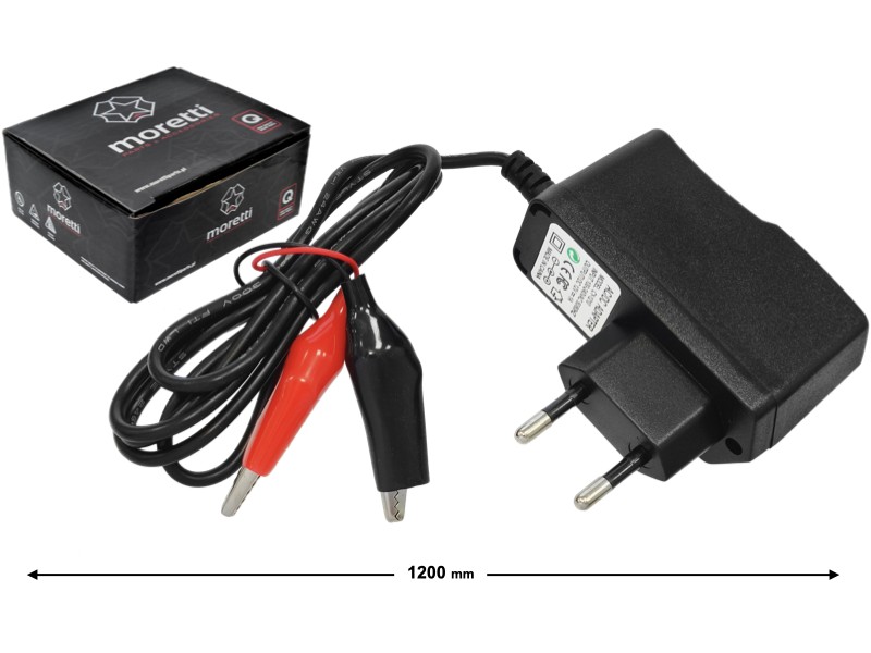 Digital battery charger (voltage 12V, amperage 1.0A)