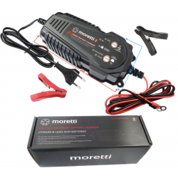 Battery charger 12V LiFePO4 lithium, 6V/12V lead-acid 4A