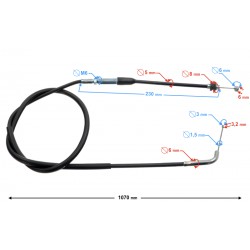 Gas throttle cable for Bashan 200 quad