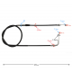 Gas throttle cable for Bashan 200 quad