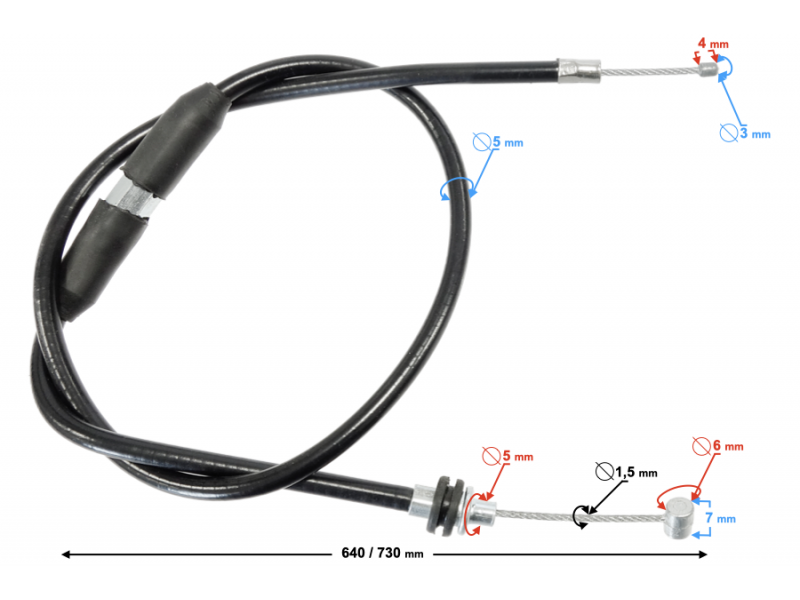 (WHOLESALE) ATV Rocky/Thor Thor Throttle Line (WHOLESALE) ATV Rocky/Thor Thor Throttle Line