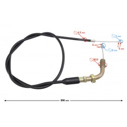 Gas throttle cable for Cross 110