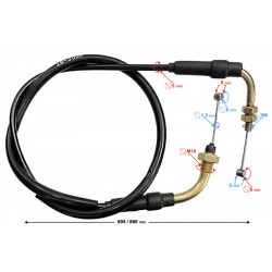 Gas throttle cable for Sprint / Fighter / Volcano 50 / Euro 5 moped
