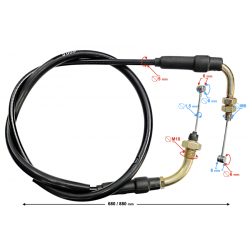 (WHOLESALE) Throttle cable for moped Sprint/Fighter/Volcano 50 / Euro 5 (WHOLESALE) Throttle cable for moped Sprint/Fighter/Volcano 50 / Euro 5