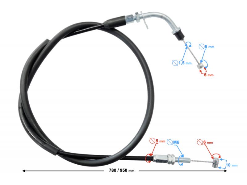 (WHOLESALE) Street-R 125 gas line