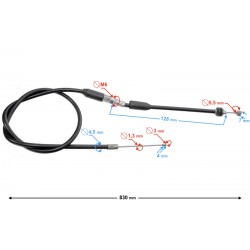 Gas throttle cable for ATV Force and Eagle
