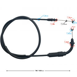 Linka gazu powrotu VOGE 525DSX Euro 5+ (171210705-0001)