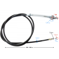 Rear Quatro brake cable