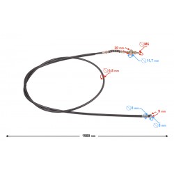 Rear brake cable for scooter with GY6 190cm engine