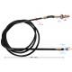 Rear brake cable for scooter with GY6 210cm engine