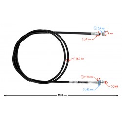 Front brake cable Moretti for scooter 21 2