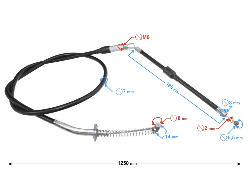 (WHOLESALE) ATV Force and Eagle brake line (WHOLESALE) ATV Force and Eagle brake line