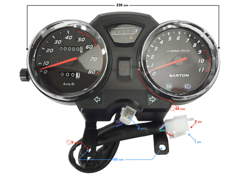 speedometer for Volcano Euro 5 moped speedometer for Volcano Euro 5 moped