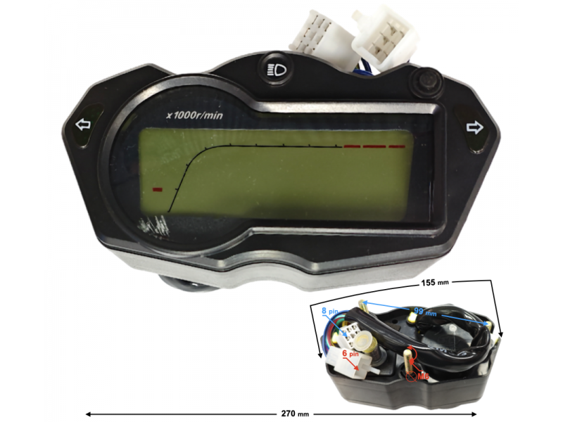 Digital Speedometer FR 2 Euro 5