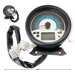 Speedometer Cafe Racer 50 Speedometer Cafe Racer 50
