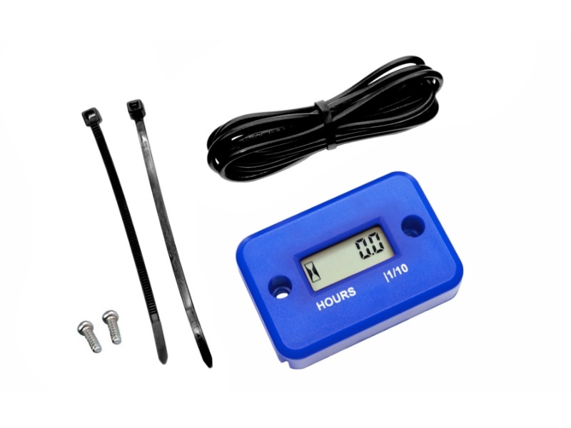 Hour speedometer, blue