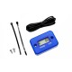 Hour speedometer, blue