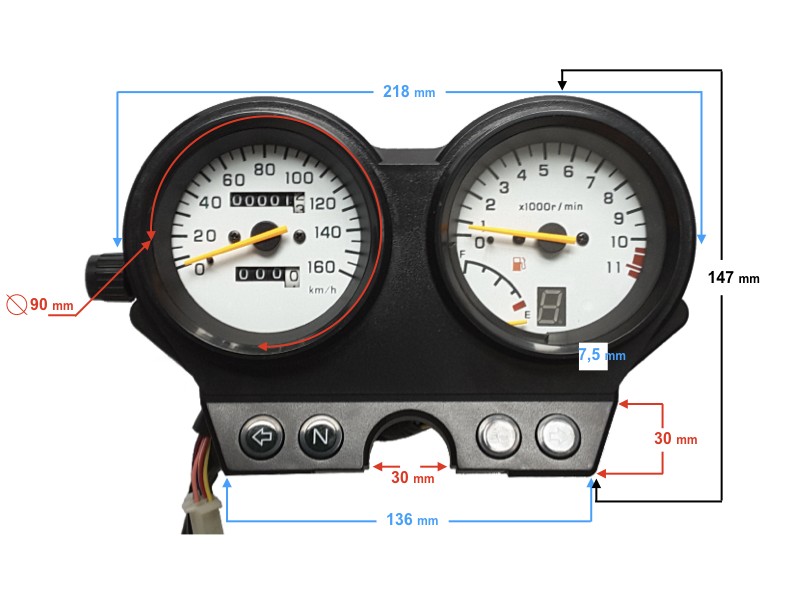 motorcycle speedometer