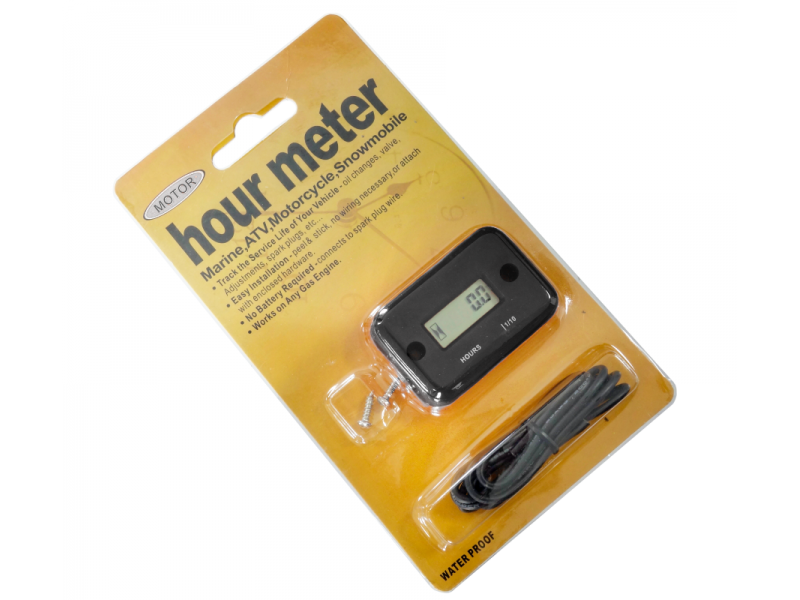 hour speedometer, black