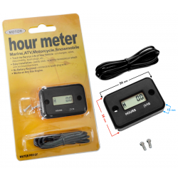 hour speedometer, black