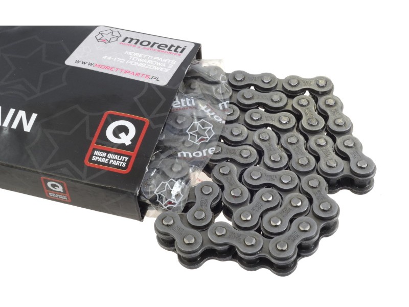 Moretti drive chain 525H-130L (without o-ring) for moped