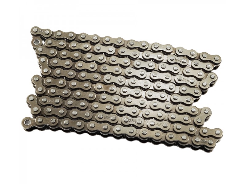 Drive chain Moretti 25H-144L (without O-ring) for Pocket Bike moped version 2