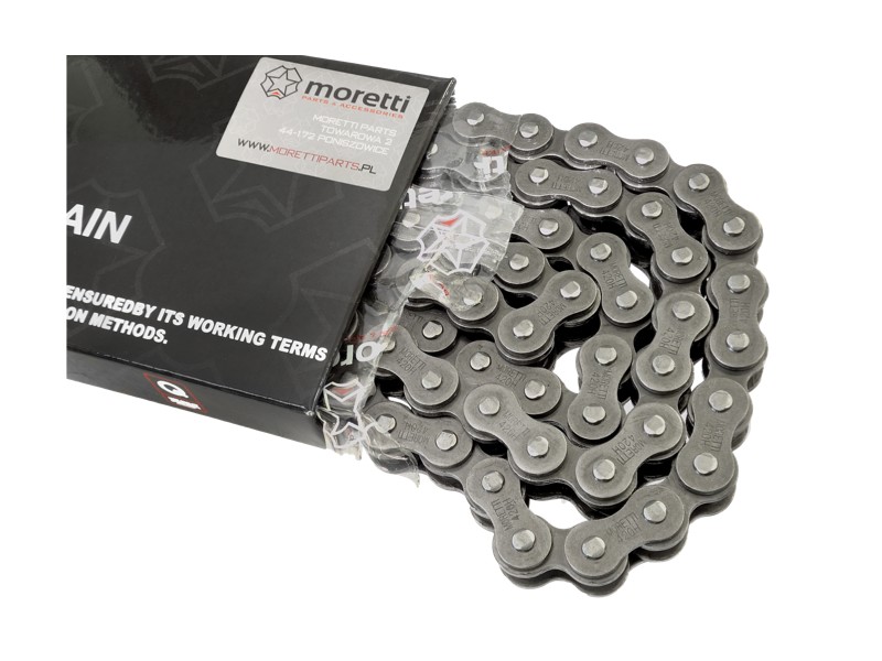 Moretti drive chain 420H-112L (without o-ring) for moped