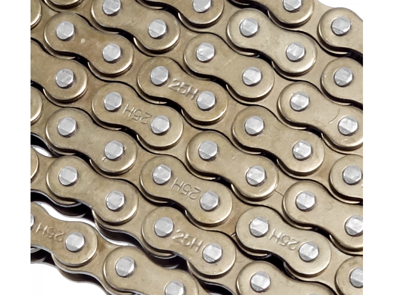 Drive chain 25H-118 (without o-ring) for Pocket Bike moped