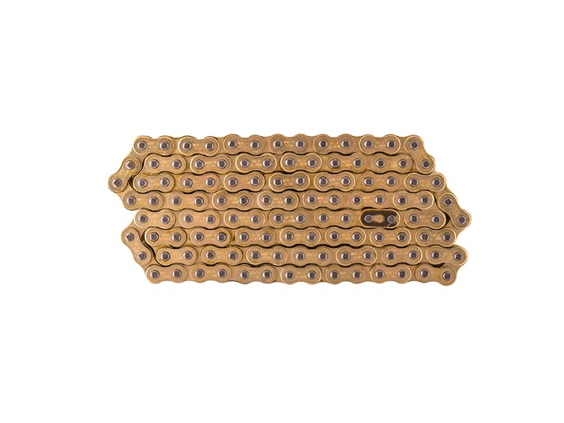 Moretti drive chain 428H-116L G gold (without o-ring) for moped Moretti drive chain 428H-116L G gold (without o-ring) for moped