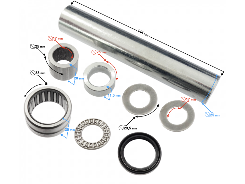 NXT300 swingarm mounts