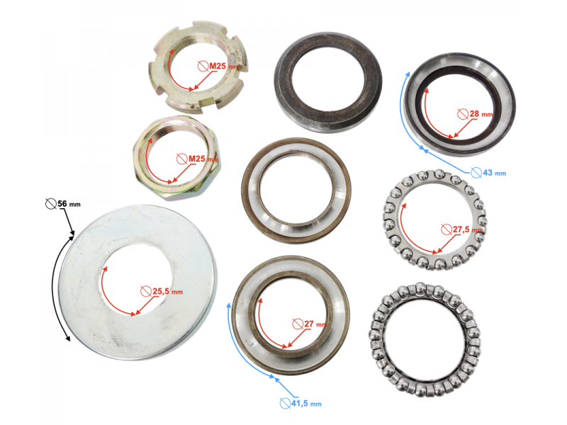 Seatpost bearings Flash 50 / Scalpel 50