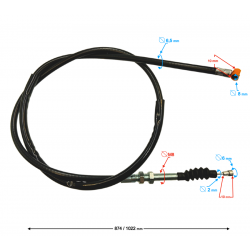 (WHOLESALE) Clutch cable BXF 150