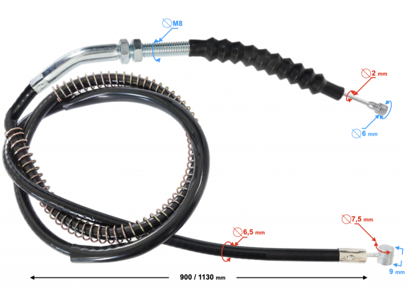 (WHOLESALE) Clutch Cable NXT150 / NXT250 (WHOLESALE) Clutch Cable NXT150 / NXT250